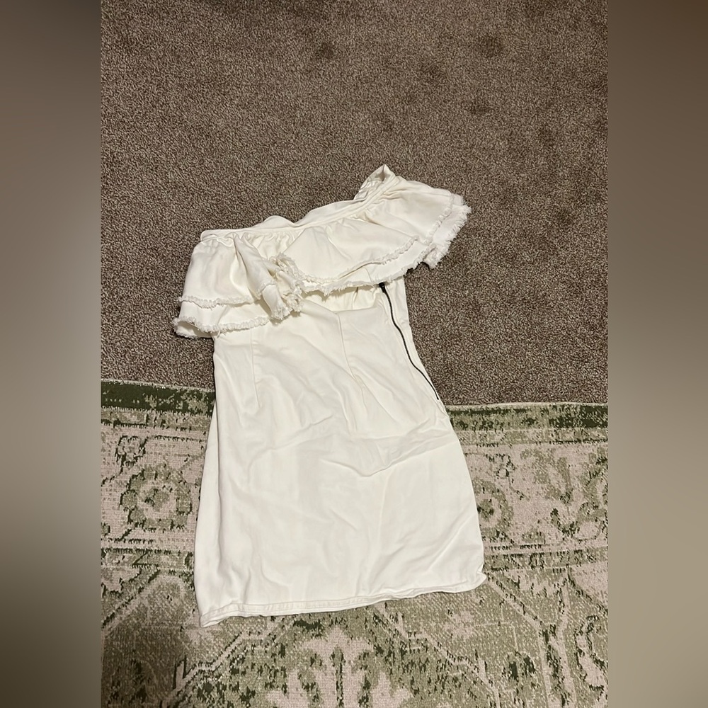 White Off-Shoulder Dress